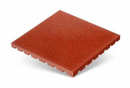 Резиновая плитка «Грунт» Rubber Step Стандарт 500x500x45