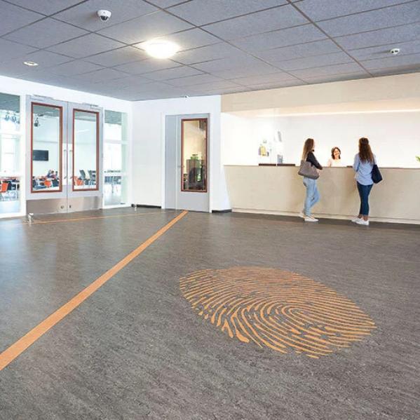 Мармолеум Forbo Authentic 3048 graphite 2,5 мм