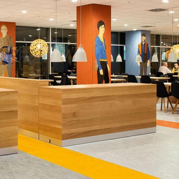 Мармолеум Forbo Fresco 386035 silver shadow 3,5 мм