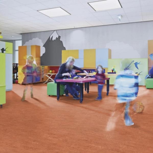 Мармолеум Forbo Marbled 2767 rust 2,5 мм