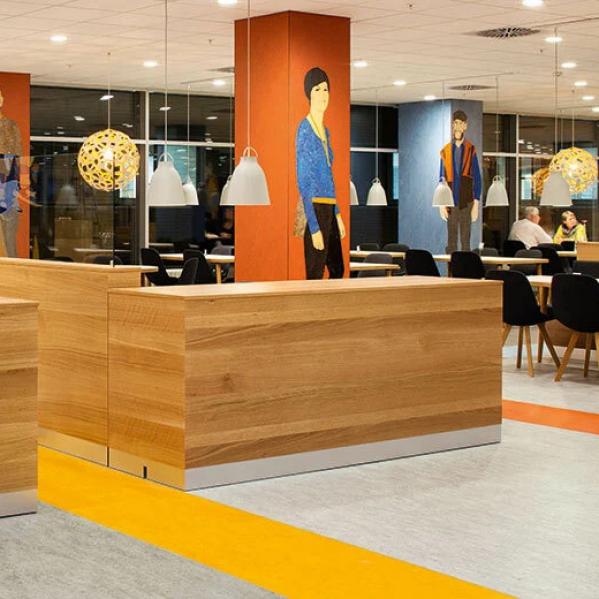 Мармолеум Forbo Real 3032 mist grey 2 мм