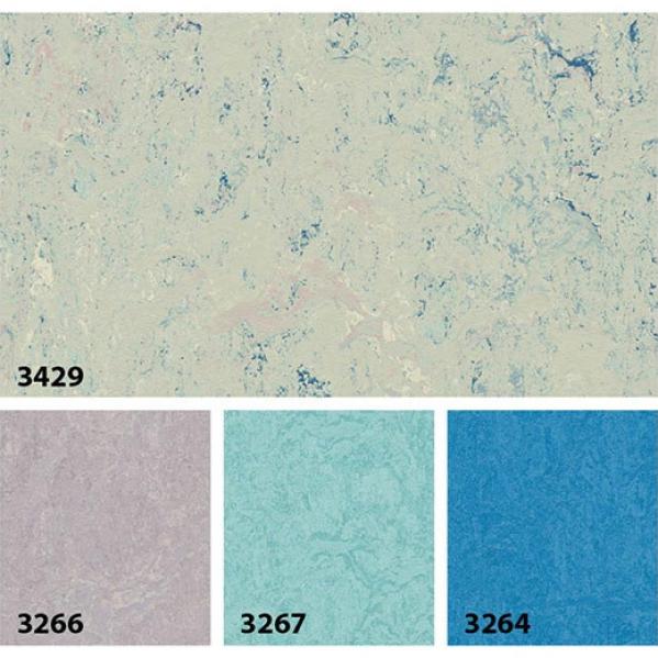 Мармолеум Forbo Splash 3429 bluemoon 2,5 мм