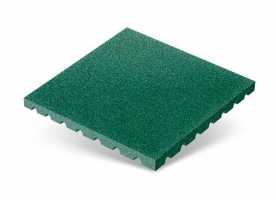 Резиновая плитка «Грунт» Rubber Step Стандарт 500x500x40