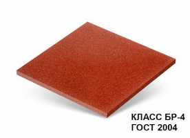 Резиновая плитка Рубифор GUN SHOT Rubber Step Стандарт 1000x1000x30