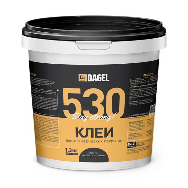 Клей для гибких напольных коммерческих покрытий DAGEL 530 1,3 кг