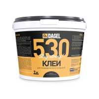 Клей для гибких напольных коммерческих покрытий DAGEL 530 7 кг