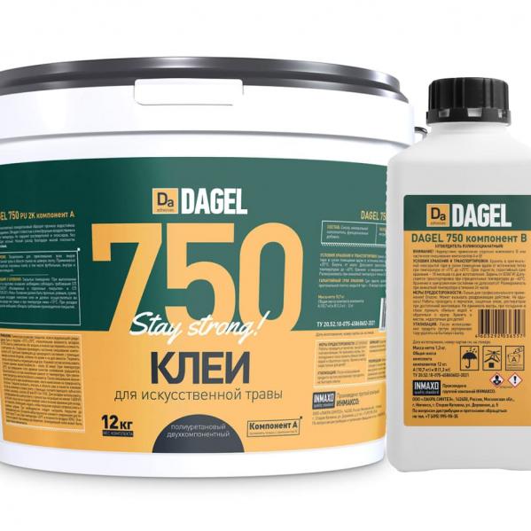 Клей для искусственной травы DAGEL 750 двухкомпонентный полиуретановый 12 кг