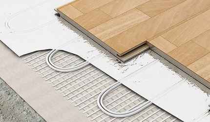 Теплый пол под ламинат
